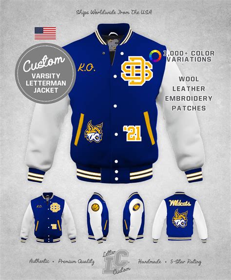 Varsity jacket in denim with monogram 72 